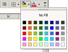 Color Listbox on Toolbar