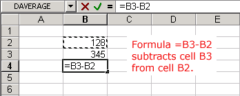 Simple Subtraction Formula