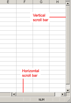 Horizontal and Vertical Scroll Bars