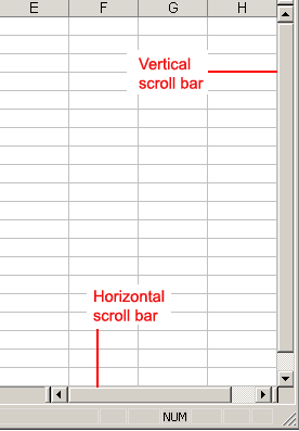 Excel Xp Identifying Basic Parts Of The Excel Window