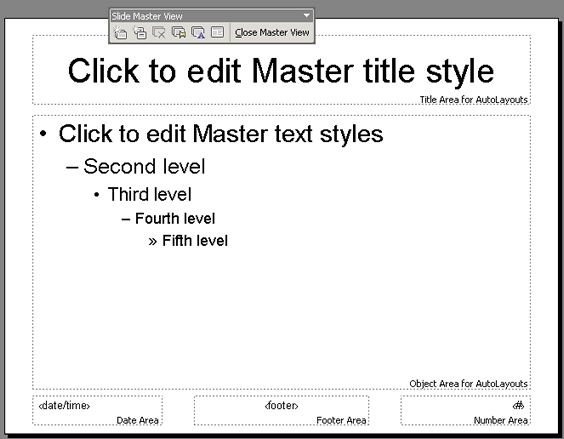 editing slide master in powerpoint 2016