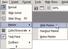 powerpoint 2007 display master default appearance