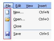 The Excel 2003 Toolbar
