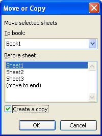 Move or Copy Dialog Box