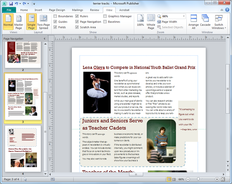 microsoft publisher 2010