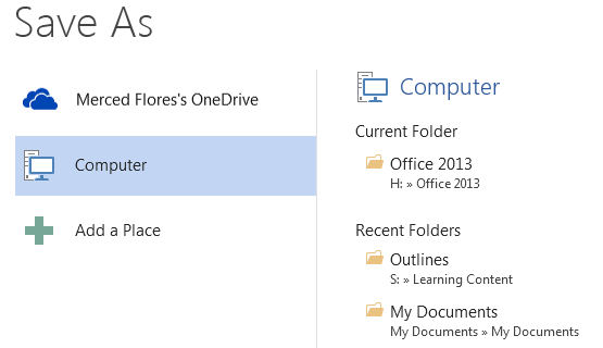 change microsoft onedrive account in office 2013