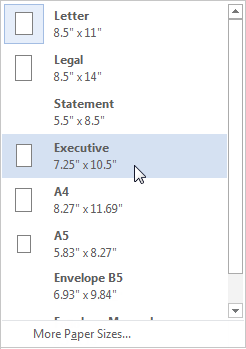 change paper size pdf