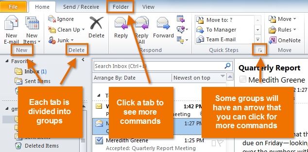 how to organize tasks in outlook 2010