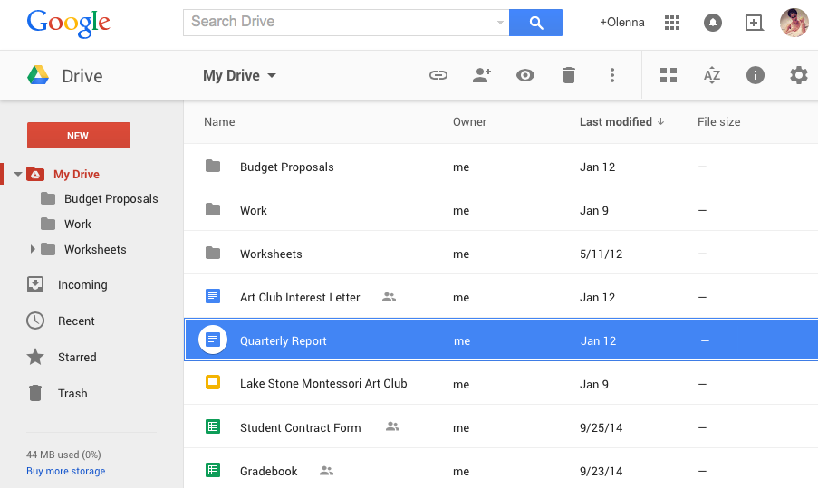 Google Drive: by