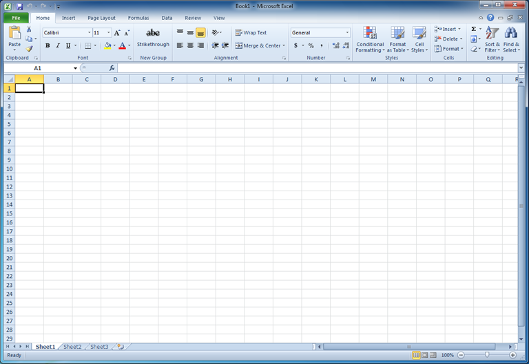 Excel 2010: Getting Started with Excel