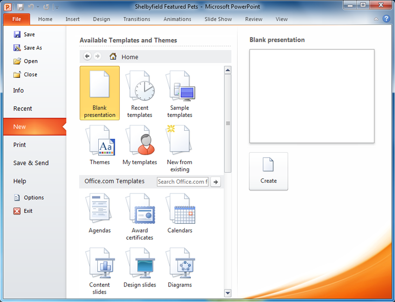 microsoft office powerpoint 2010