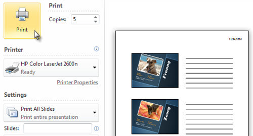 powerpoint presentation on ms access 2010