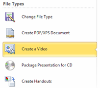 how to make a video presentation using powerpoint 2010